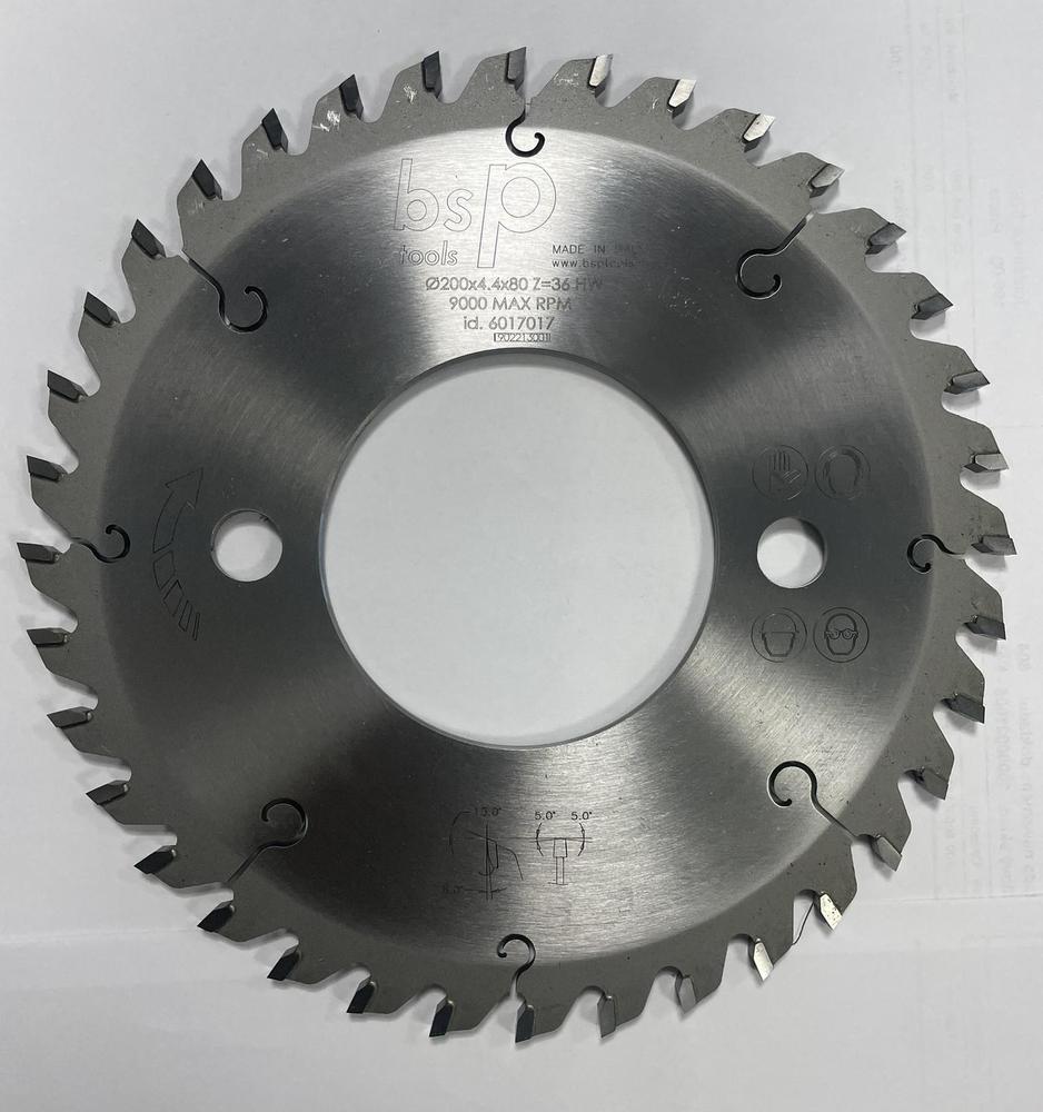 BSP Předřezový kotouč kónický 200x4,3/5,5x3,2x80+2 z36 6017017