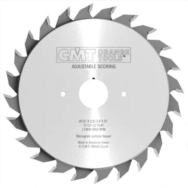CMT předřezový kotouč 120x2,8/3,6x22 12+12z