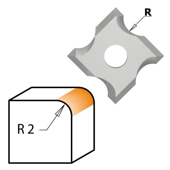 IGM Žiletková fréza rádiusová R2 D27x3x57,5 s=8 F062-02081