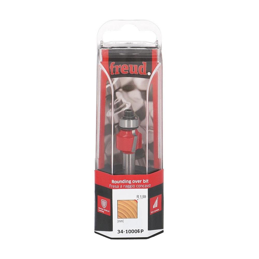 FREUD stopková fréza zaoblovací s ložiskem R1,59 15,88x12,7x54,9 s=6 34-10006P