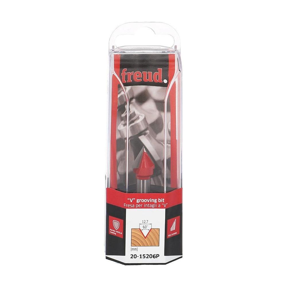 FREUD stopková fréza na V drážku 60° 12,7x12,7x49,2 s=6 20-15206P